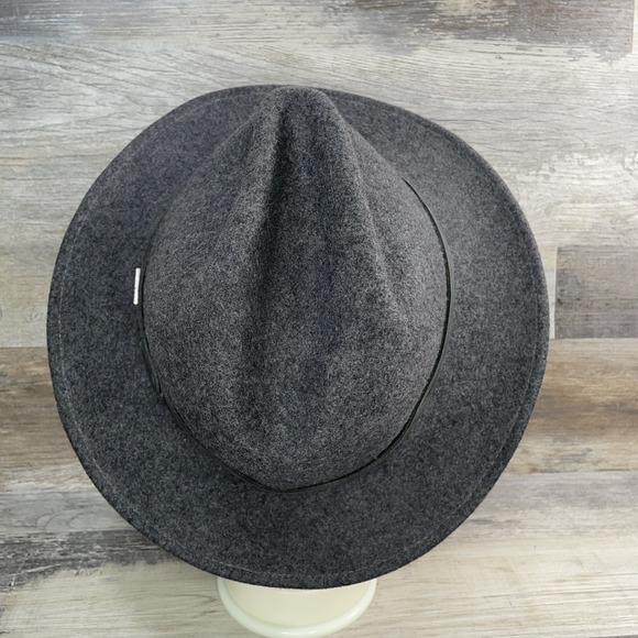 Stetson Mello Felt Crushable Water Repellent Hat 100% Wool Size XL Gray  USA - Picture 6 of 10
